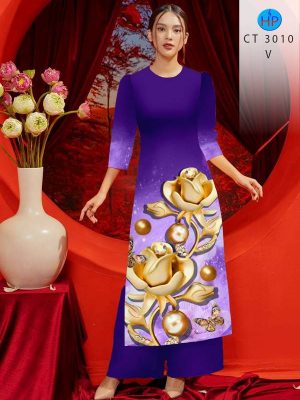 1611109089 391 vai ao dai hoa in 3D (8)